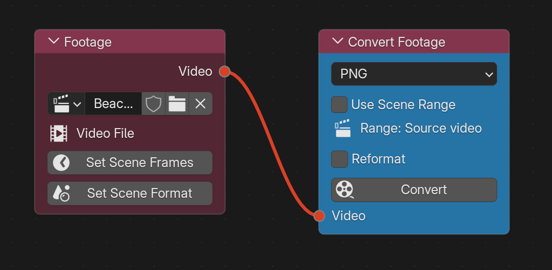 Convert Footage